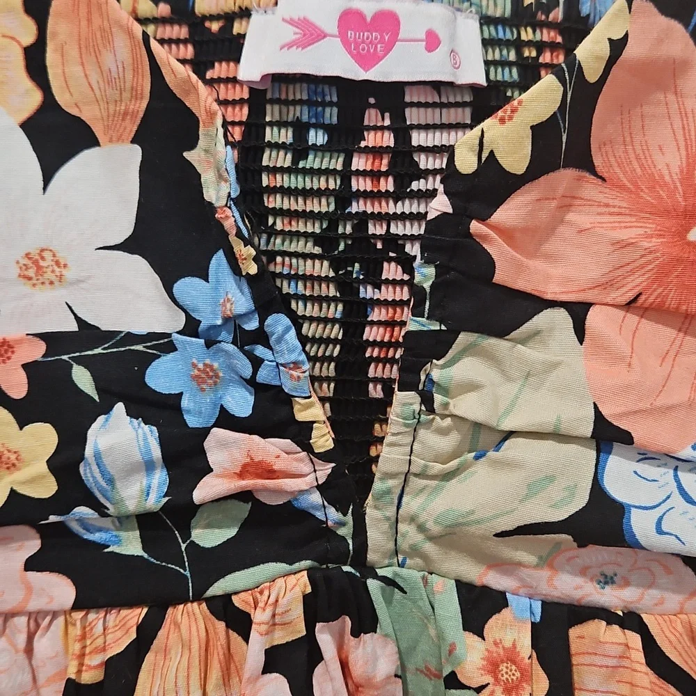 Buddy Love Floral Print Puff Sleeve Top - Picture 4 of 6